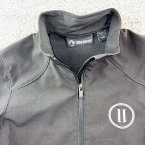 DRI DUCK DDX Womens‎ Size L Black Soft Shell Full Zip Jacket Gorpcore Stretch